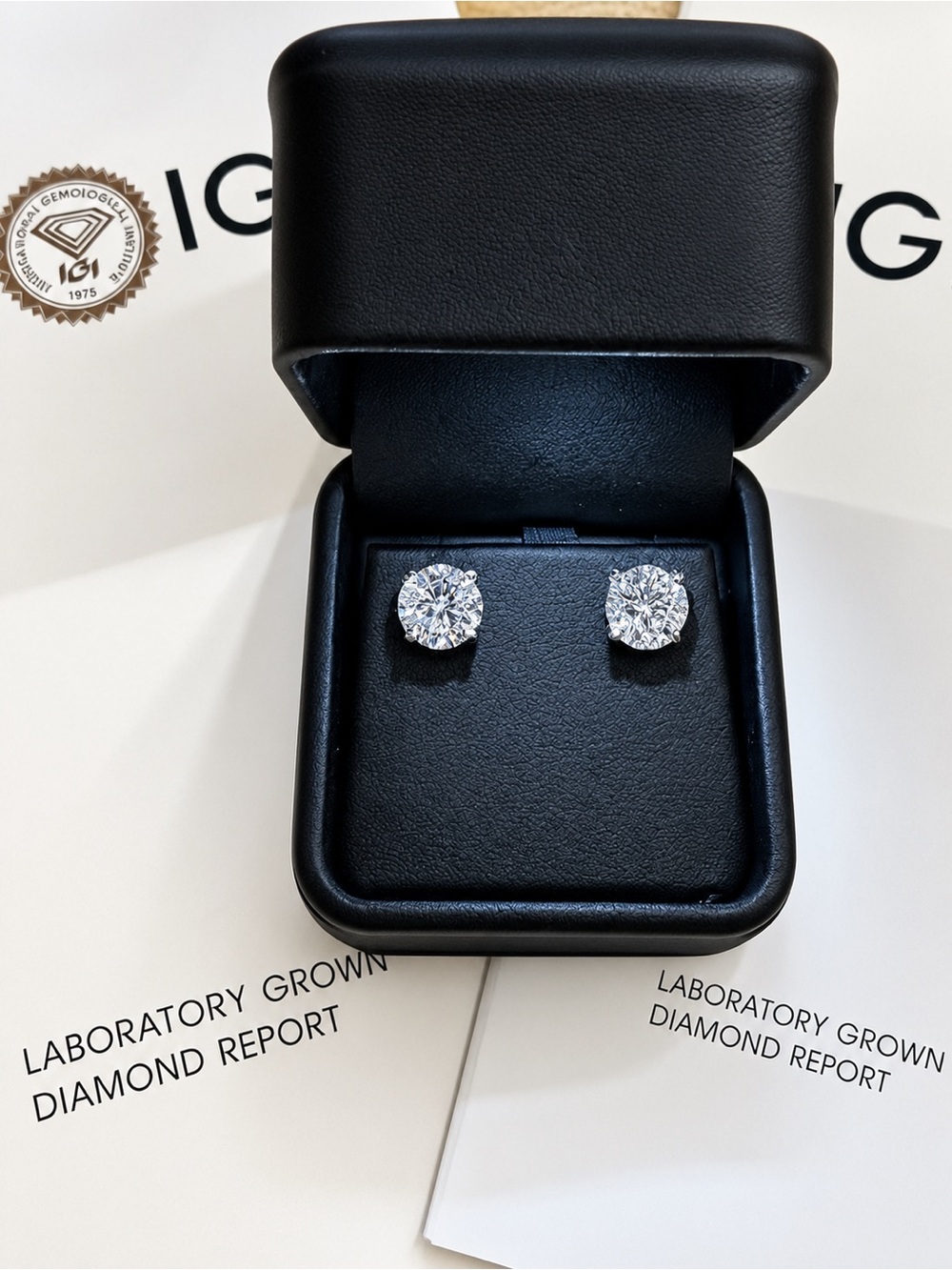 ✨ 14K White Gold 6.14 CTW Lab-Grown Diamond Earrings ✨